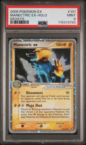 Manectric ex graded PSA 9 for sale on eBay