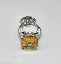 Juicy Couture BIG Engagement Ring Keychain Ke...