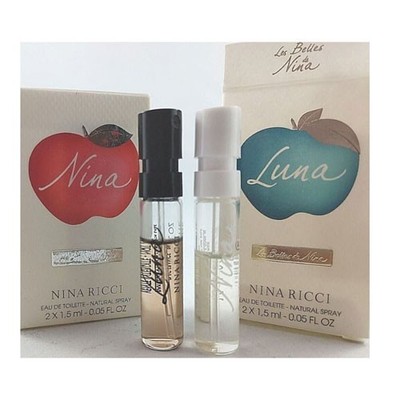 Nina Ricci Luna & Nina Eau de Toilette 0.05 oz Duo Vial 2 Pcs for Women | Floral