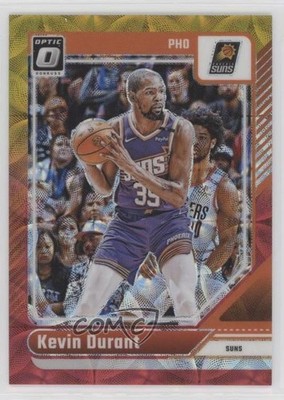 2024 Panini Donruss Optic International Red & Gold Prizm 10/99 Kevin Durant 1pd