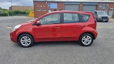 NISSAN NOTE ACENTA 1.4 RED 5DR 2009, ,, 11 MONTHS MOT ,, STAMPED SERVICE HISTORY