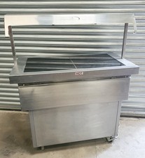 Victor Heated Display Unit Glass Top Food Warmer with Moffat Storage