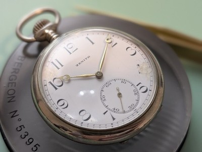 Zenith Grand Prix Paris 1900 Pocket Watch - Circa 1930 - Fully Serviced