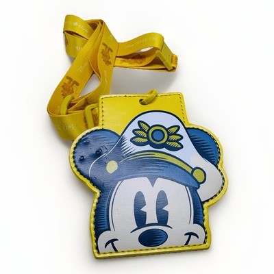Disney Cruise Line Gold Castaway Club Mickey Lanyard