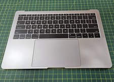 Apple MacBook Pro 13" A1708 2017 Palmrest Touchpad Keyboard Gray b863