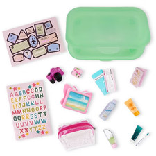 Our Generation Travel Time Storage Case with Stickers  Accessories