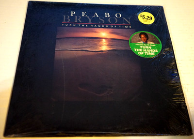 PEABO BRYSON: TURN THE HANDS OF TIME 1981 LP In Shrink W/Hype Nm/Vg++ Oop Rip