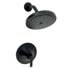 MOEN Doux Matte Black 1.75 GPM Posi-Temp Shower Trim Kit TS2202EPBL - Less Valve
