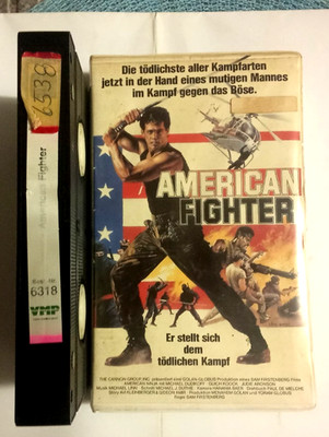 American Fighter, VHS, Cannon, Michael Dudikoff, S. James