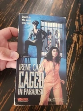Caged In Paradiso VHS 80s WIP Exploitation Irene Cara Rare Vidmark - Works