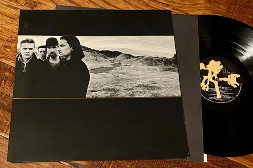 1987 Rock LP - U2 "The Joshua Tree" ISLAND RECORDS #90581-1 w/ POSTER!