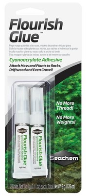 Seachem Flourish Glue- Sekundenkleber, hochwertiges Cyanacrylatgel 2 x 4 g
