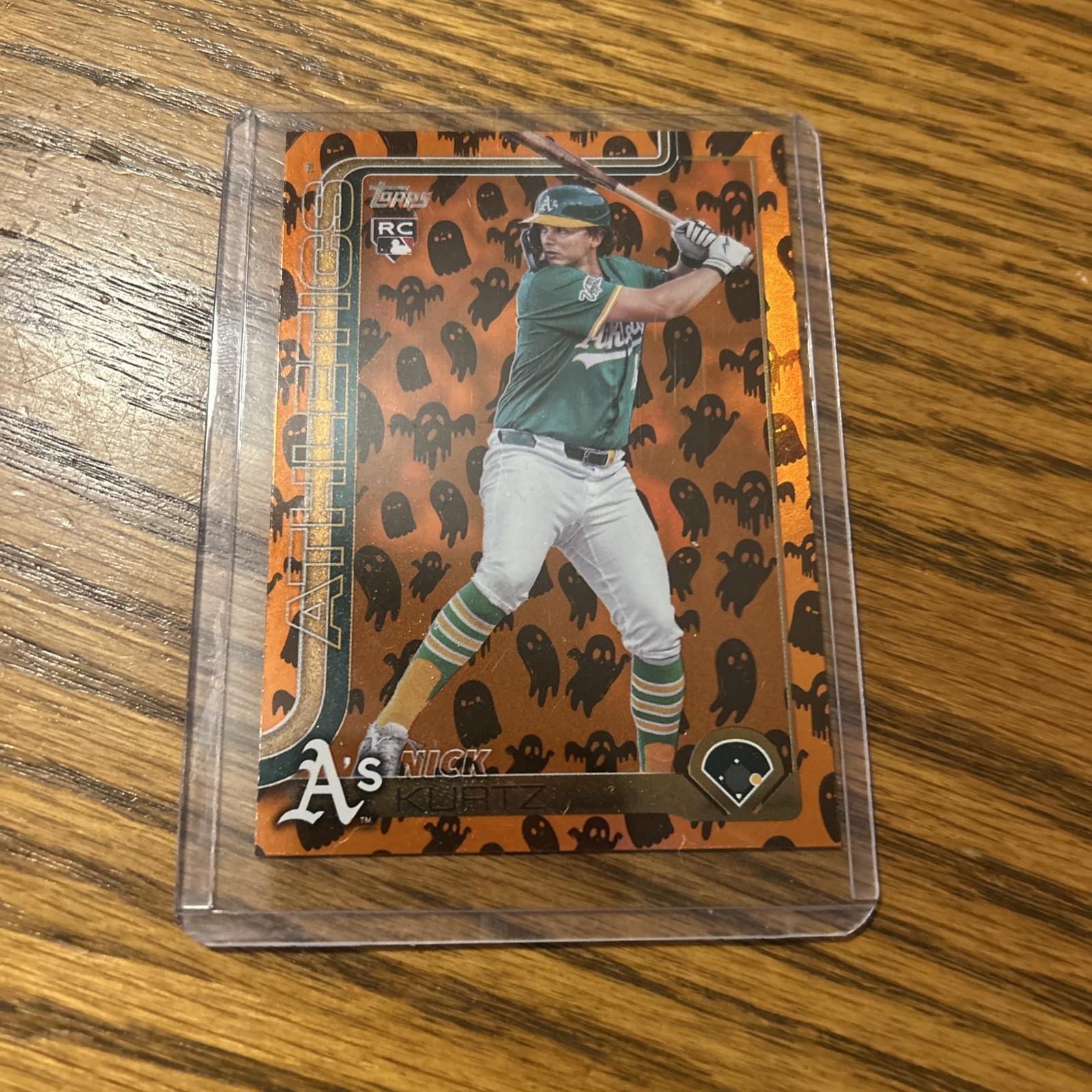 2025 Topps Update Nick Kurtz RC Halloween Ghost SP #US201 Athletics Rookie