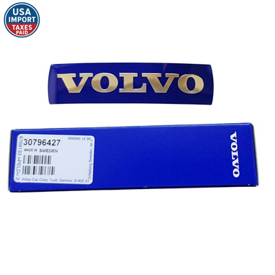Volvo S60 V60 XC60 Front Grill Badge Emblem Metal Sticker Genuine 30796427