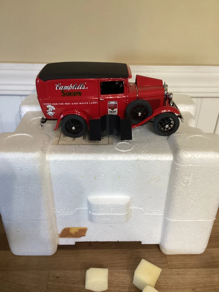 Vintage Franklin Mint 1/25 Scale 1931 Ford Model A Campbell's Soup Truck - Image 2 of 4