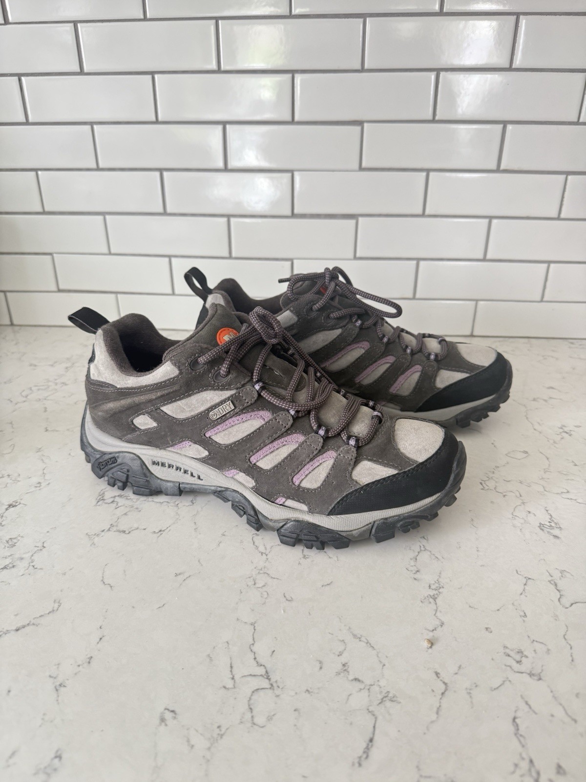 Merrell Donna Taglia 10 US Scarpe Moab Ventilatore Beluga Lilla Escursionismo