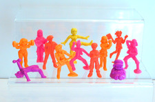 Vintage Mattel 1986 Mini C.U.T.I.E Figures x12 Made in Japan Neon