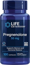 Life Extension Pregnenolone, 50 mg, 100 capsules