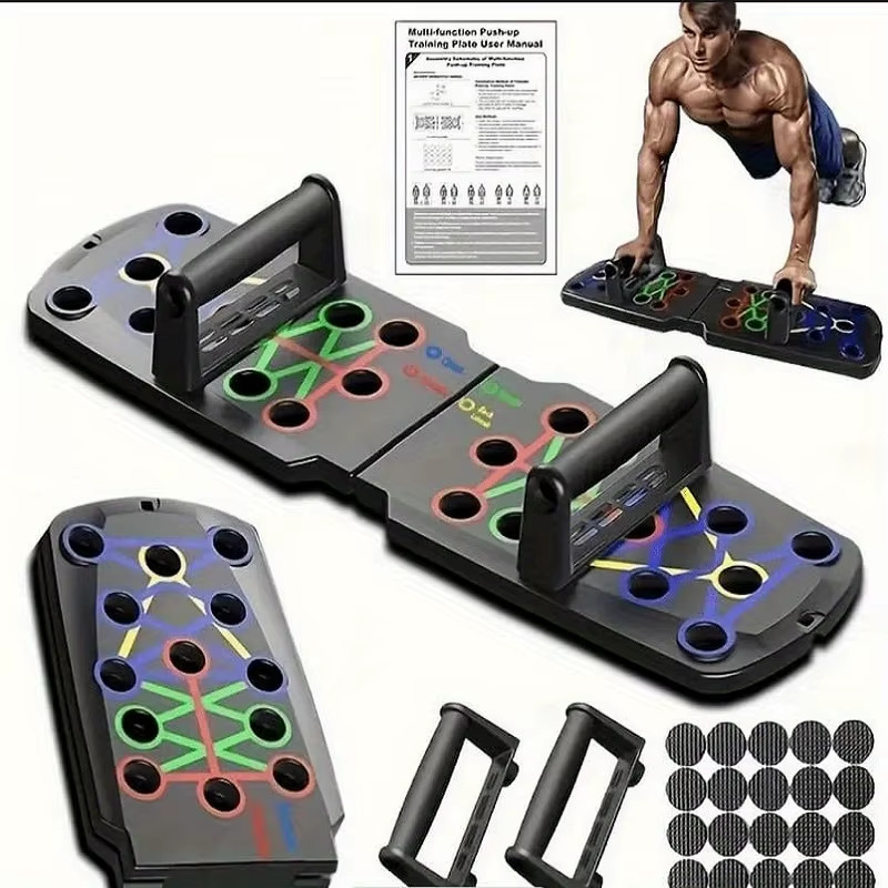 Solid Push up Board Home Workout Equipment Multi-Functional Pushup Stands System