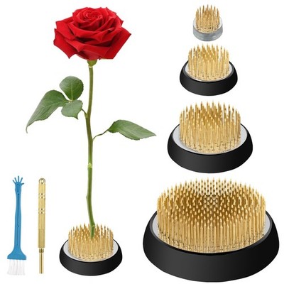 4 Pcs Flower Frog Pin Holder 3/2/1.5/1 Inch Set Flower Frogs for Flower Arran...
