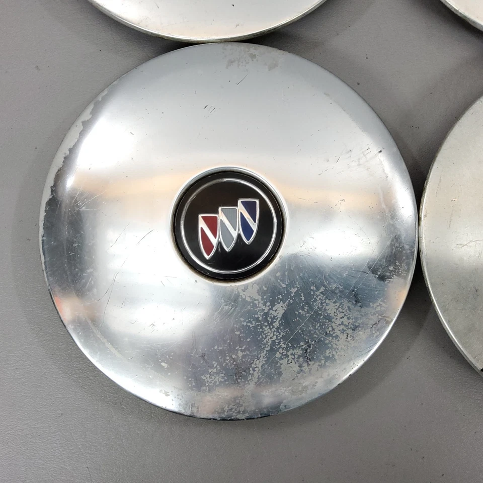 91-96 Buick Park Avenue tampas de centro de roda prata 25605038 conjunto de F4 - Imagem 4 de 4