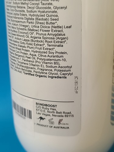 BONDI BOOST • CHAMPÚ ANTI-FRIZZ - 16.90 fl. oz / 500 ml ~ NUEVO Y SELLADO ~ - Imagen 8 de 10