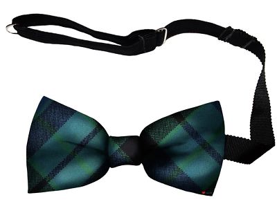 Boys Clan Tie All Wool Woven in Scotland Cornish National Tartan