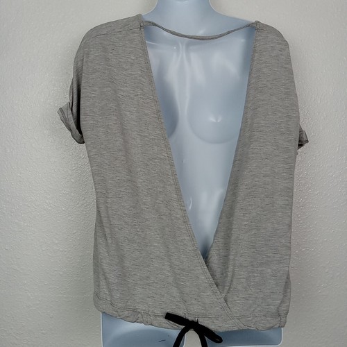 LOT SWEAT Whitney Port Activewear S/M Tops X2 Capri Leggings Black Gray Workout - Picture 12 of 22