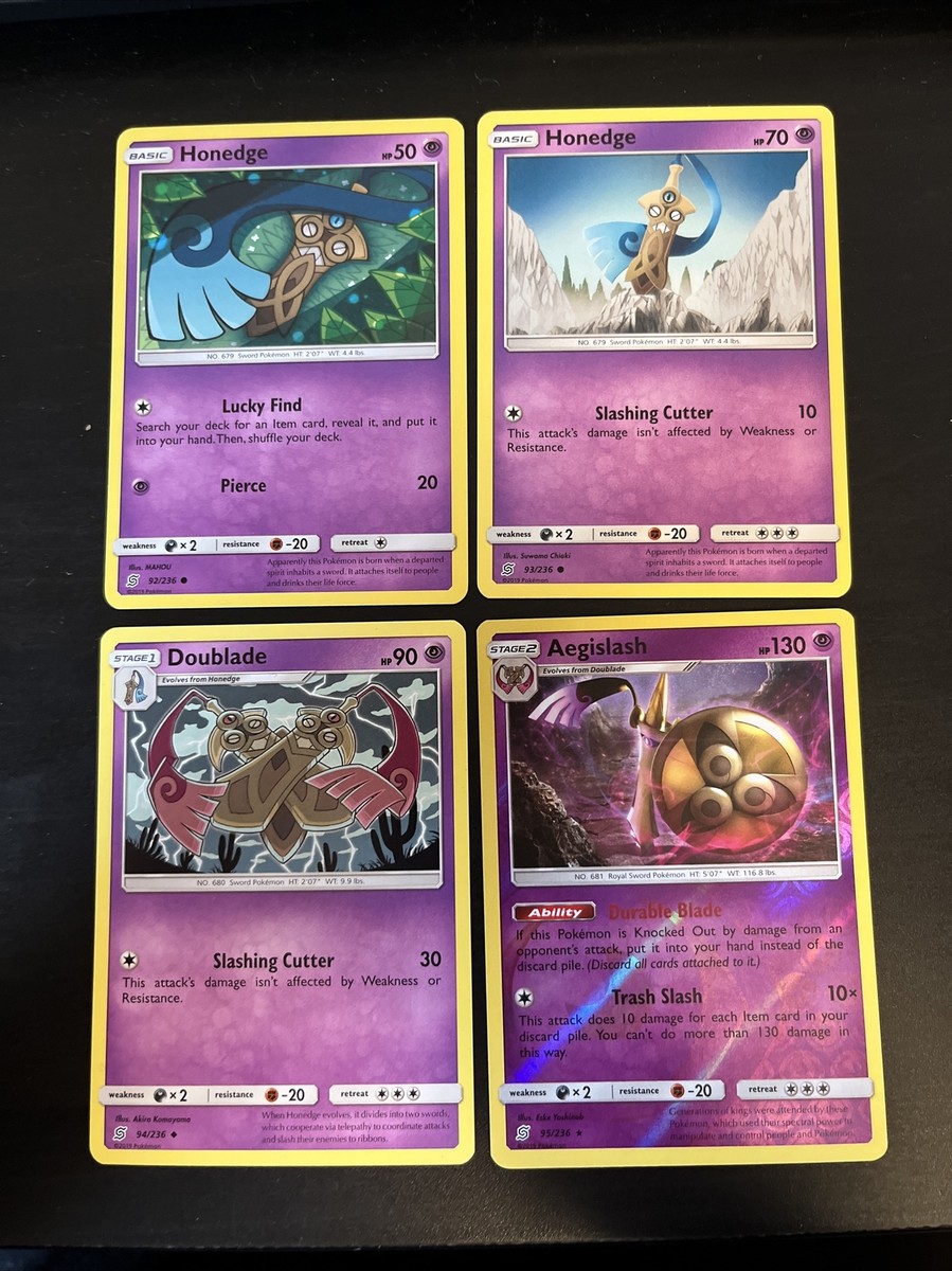 チャンピオンシップ　プロモ　Angislash Doublade Honedge JAPANESE Pokemon Cards Honedge 051 Doublade 052 Aegislash