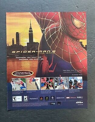 Spider-Man 2 The Game PC 2004 Marvel Activision Video Game Collectible CIB  47875325814