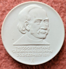 Medaille, Meißer Porzellan, Fontane, 2019