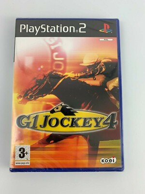PS2 G1 Jockey 4 (2008), UK Pal, Brandneu & Factory Sealed, Kratzspur