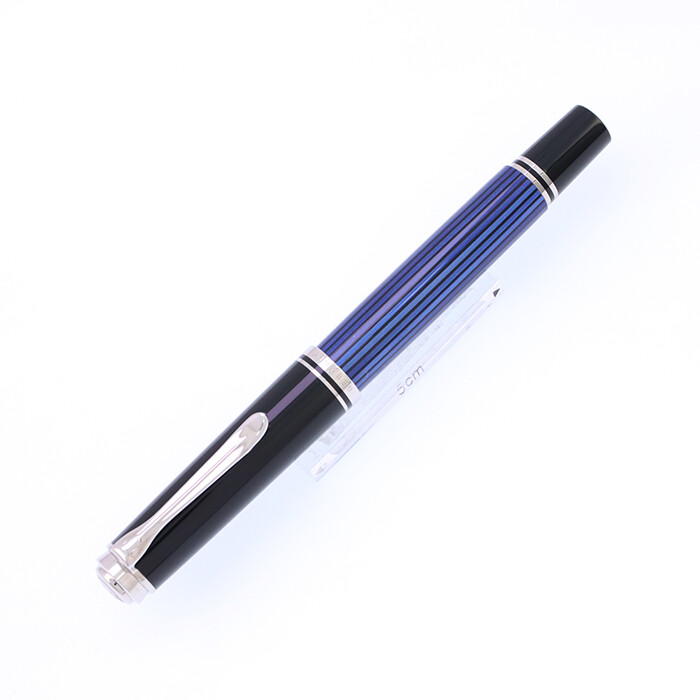 Pelikan souveran M405 F(細字) Blue Stripe Pelikan Souverän M815 Metal Striped Blue - PacificPenWorks.com