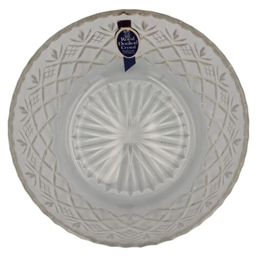 Royal Doulton 30% Lead Crystal Bowl – Boxed Gift from Queen Mother, 8" - Picture 11 of 18