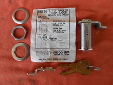 National Key Cam Lock Cabinet 1 7/16 Length PIN TUMBLER Chrome 