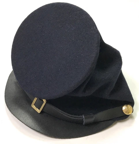CIVIL WAR US UNION BLUE WOOL ENLISTED KEPI FORAGE CAP HAT-3XLARGE
