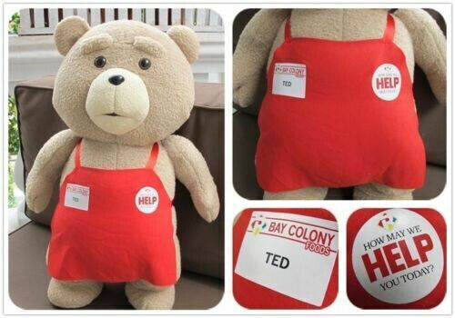 Red Ted Toys Teddy Bear Movie Shirt Plush for Stuffed Animal Soft Toy XMAS UK - Picture 5 of 6