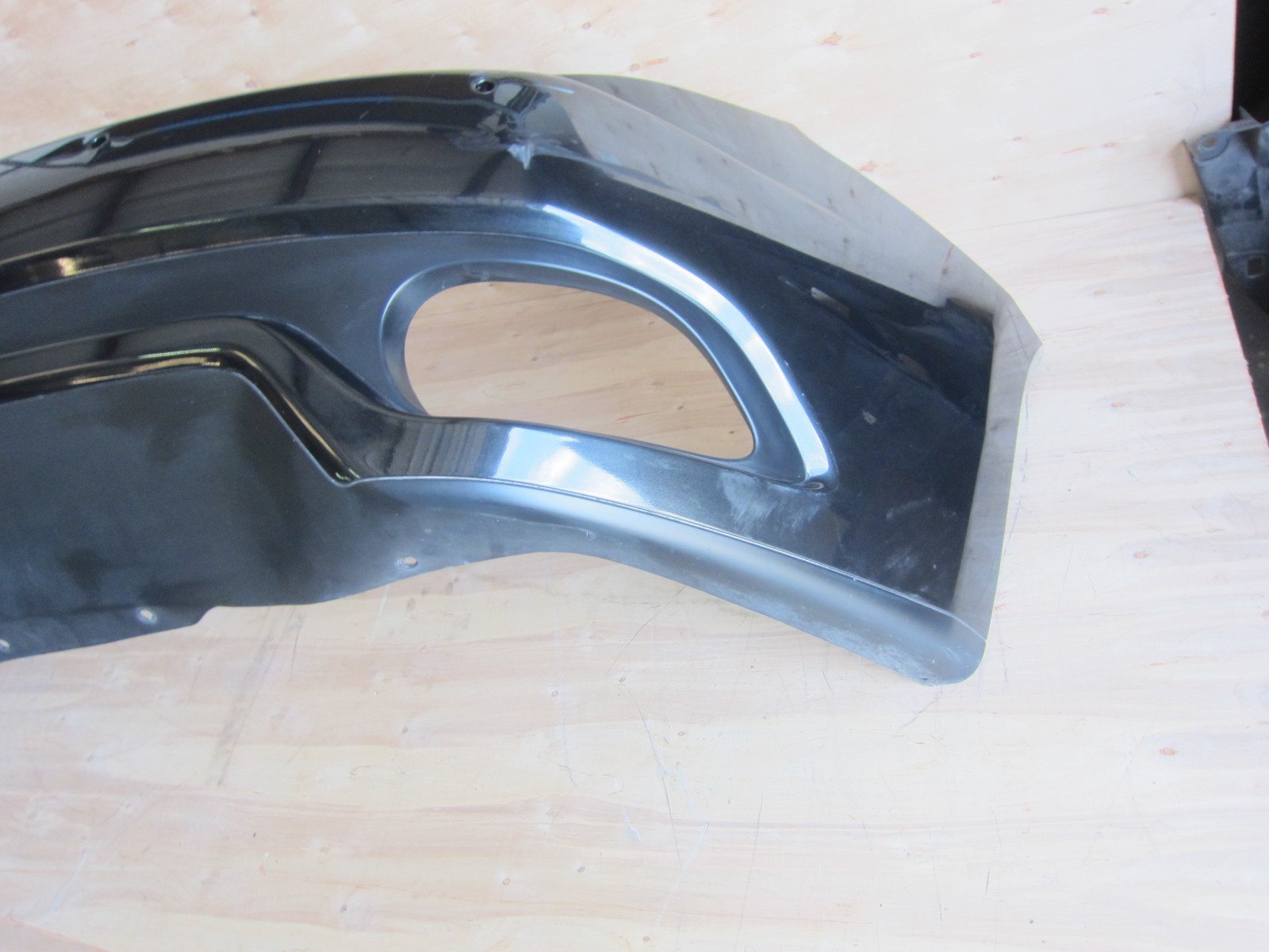 Maserati Gran Turismo  Rear Bumper.Black.Light Damage. Part# 980145004