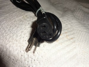 3 prong computer cord black, 6ft