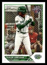 2023 Topps Pro Debut #PD-142 Yerlin Confidan Card Daytona Tortugas