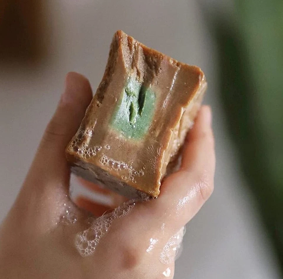 Jabón de Laurel ALKAWTHAR ALEPO X4 Barritas -Aceite de Oliva Natural Hecho a Mano y 35% Laurel Foto 4 de 4