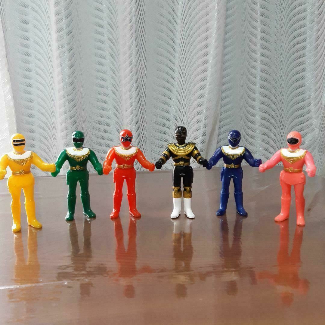 スポーツ JAPAN OPENING SERIES 2000 figures Power Rangers Zeo Choriki Sentai Ohranger Soft Vinyl Figure 6p Set