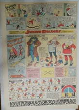 Junior Readers Paper Doll by Dudley Fisher from 12/11/1938 Full Page Santa Claus