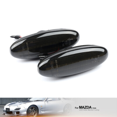 OFFKAT Sequential Front Fender SSF20 Side Marker Lights [3 Light Beads 42 SMD Chips Super Bright Je Ep 2018 Up Wrangler Jl 2020 Up Gladiator Smoked Le