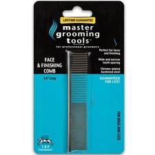 4.5 Inch Greyhound Pet Grooming Comb Fine and Coarse