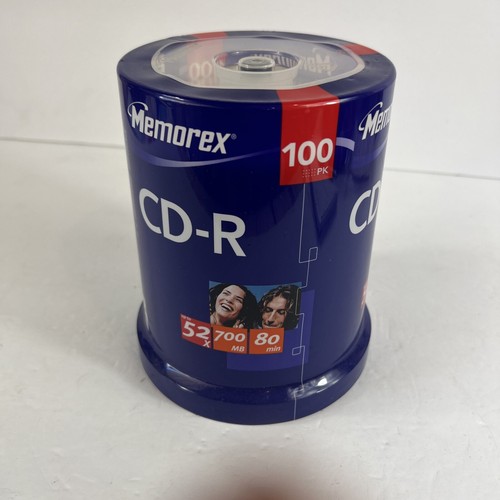 Memorex CD-R 52x 700MB 80-Minute 100 Pack Sealed NEW - Picture 10 of 12