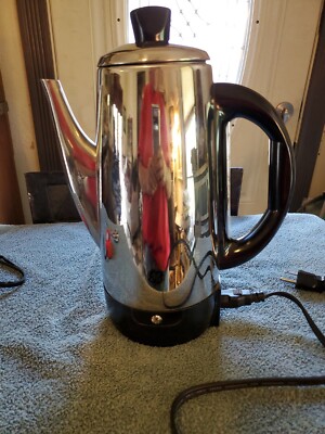 Vintage Walmart GE Coffee Percolator Chrome 12cup | eBay