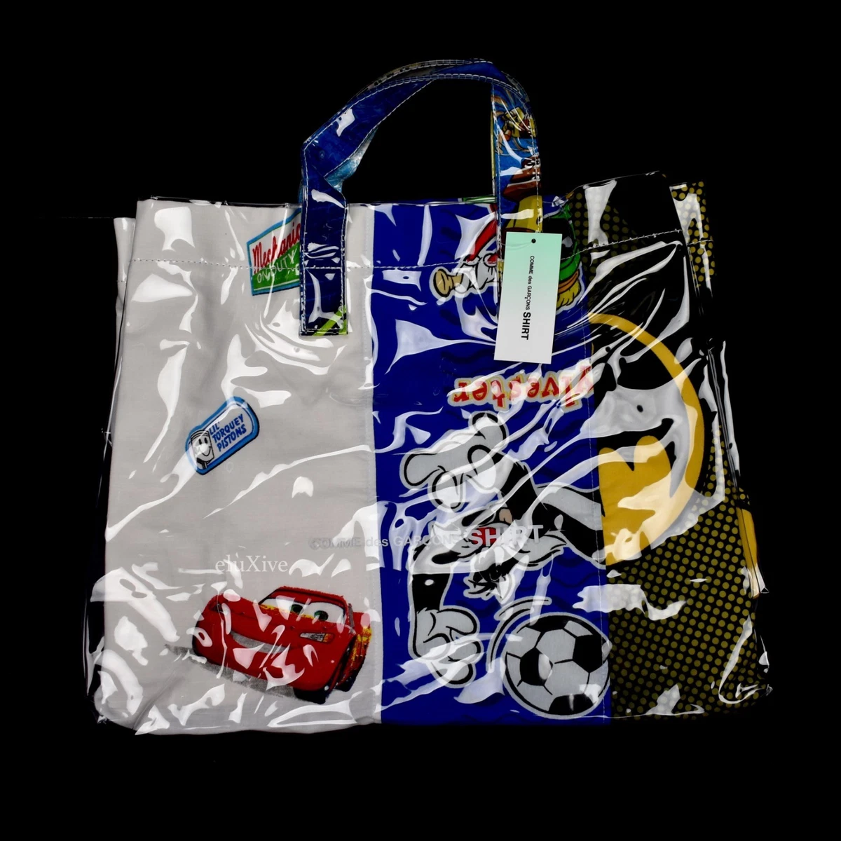 NWT Comme des Garcons CDG Vintage Bugs Bunny Bedsheet PVC Tote Bag