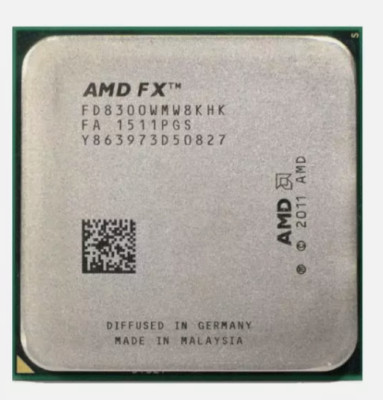 AMD FX-8300 Socket AM3+ 3.3 GHz 95W 8-Core 16MB CPU Processor FD8300WMW8KHK