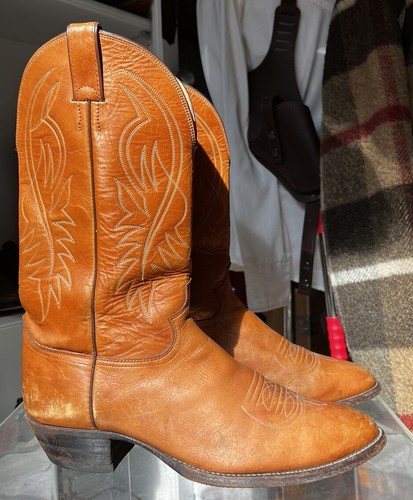 Justin 11E Men Mulehide Vintage Cowboy Western Boots